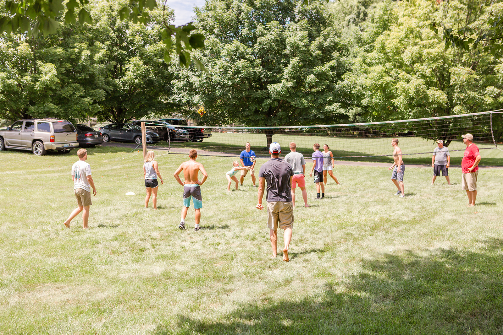 Youth group students