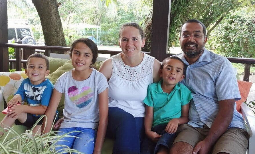 Arun Pereira and family